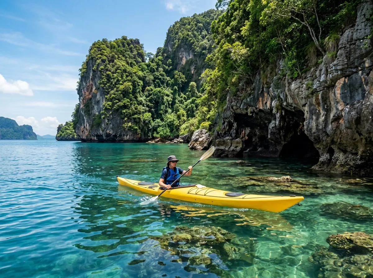 Aktivitas Kayak Laut