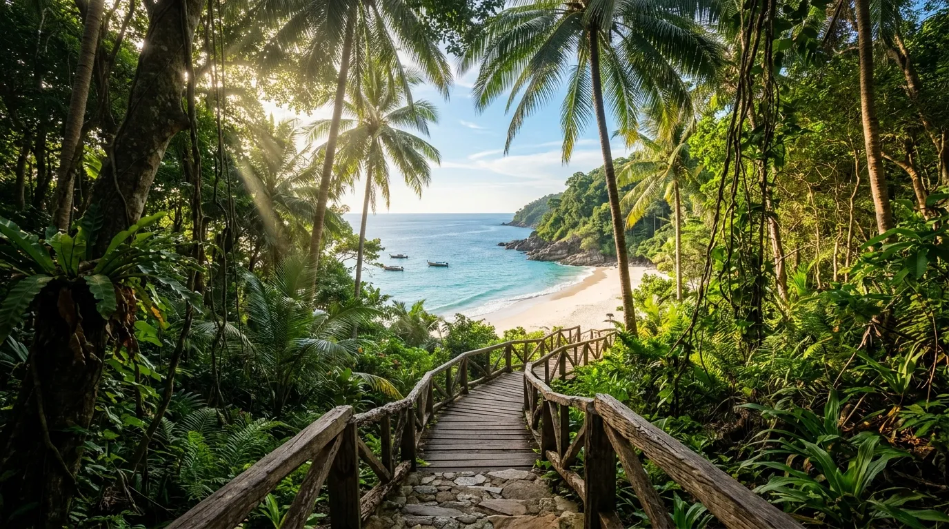 Wisata Pulau Kapuk - Kanopi Hutan Menuju Pesisir